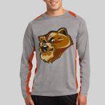 Long Sleeve Heather Colorblock Contender ™ Tee Thumbnail