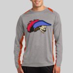 Long Sleeve Heather Colorblock Contender ™ Tee Thumbnail
