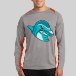 Long Sleeve Heather Colorblock Contender ™ Tee Thumbnail