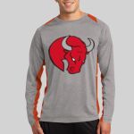 Long Sleeve Heather Colorblock Contender ™ Tee Thumbnail