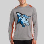 Long Sleeve Heather Colorblock Contender ™ Tee Thumbnail