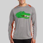 Long Sleeve Heather Colorblock Contender ™ Tee Thumbnail