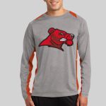 Long Sleeve Heather Colorblock Contender ™ Tee Thumbnail