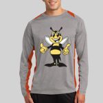 Long Sleeve Heather Colorblock Contender ™ Tee Thumbnail