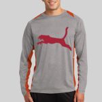 Long Sleeve Heather Colorblock Contender ™ Tee Thumbnail