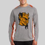 Long Sleeve Heather Colorblock Contender ™ Tee Thumbnail