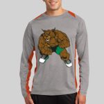 Long Sleeve Heather Colorblock Contender ™ Tee Thumbnail