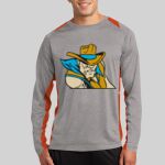 Long Sleeve Heather Colorblock Contender ™ Tee Thumbnail