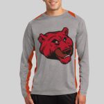 Long Sleeve Heather Colorblock Contender ™ Tee Thumbnail