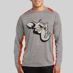 Long Sleeve Heather Colorblock Contender ™ Tee Thumbnail