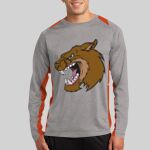 Long Sleeve Heather Colorblock Contender ™ Tee Thumbnail