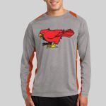 Long Sleeve Heather Colorblock Contender ™ Tee Thumbnail