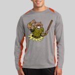 Long Sleeve Heather Colorblock Contender ™ Tee Thumbnail