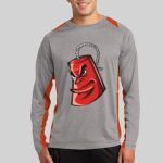 Long Sleeve Heather Colorblock Contender ™ Tee Thumbnail