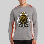 Long Sleeve Heather Colorblock Contender ™ Tee Thumbnail