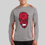 Long Sleeve Heather Colorblock Contender ™ Tee Thumbnail