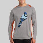 Long Sleeve Heather Colorblock Contender ™ Tee Thumbnail