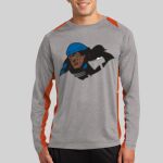 Long Sleeve Heather Colorblock Contender ™ Tee Thumbnail