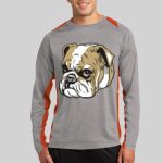 Long Sleeve Heather Colorblock Contender ™ Tee Thumbnail