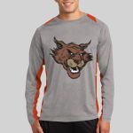 Long Sleeve Heather Colorblock Contender ™ Tee Thumbnail