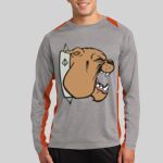 Long Sleeve Heather Colorblock Contender ™ Tee Thumbnail