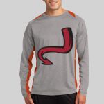 Long Sleeve Heather Colorblock Contender ™ Tee Thumbnail