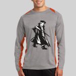 Long Sleeve Heather Colorblock Contender ™ Tee Thumbnail