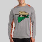 Long Sleeve Heather Colorblock Contender ™ Tee Thumbnail