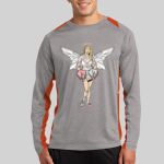 Long Sleeve Heather Colorblock Contender ™ Tee Thumbnail