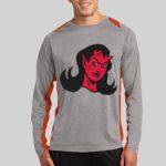 Long Sleeve Heather Colorblock Contender ™ Tee Thumbnail