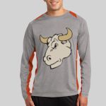 Long Sleeve Heather Colorblock Contender ™ Tee Thumbnail