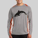 Long Sleeve Heather Colorblock Contender ™ Tee Thumbnail
