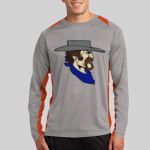 Long Sleeve Heather Colorblock Contender ™ Tee Thumbnail