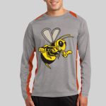 Long Sleeve Heather Colorblock Contender ™ Tee Thumbnail