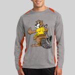 Long Sleeve Heather Colorblock Contender ™ Tee Thumbnail