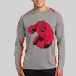 Long Sleeve Heather Colorblock Contender ™ Tee Thumbnail