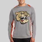 Long Sleeve Heather Colorblock Contender ™ Tee Thumbnail