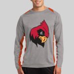 Long Sleeve Heather Colorblock Contender ™ Tee Thumbnail