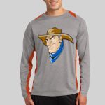 Long Sleeve Heather Colorblock Contender ™ Tee Thumbnail