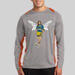 Long Sleeve Heather Colorblock Contender ™ Tee Thumbnail