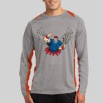 Long Sleeve Heather Colorblock Contender ™ Tee Thumbnail