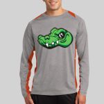 Long Sleeve Heather Colorblock Contender ™ Tee Thumbnail