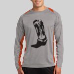 Long Sleeve Heather Colorblock Contender ™ Tee Thumbnail