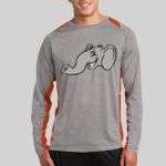 Long Sleeve Heather Colorblock Contender ™ Tee Thumbnail