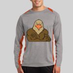 Long Sleeve Heather Colorblock Contender ™ Tee Thumbnail