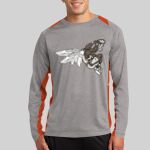 Long Sleeve Heather Colorblock Contender ™ Tee Thumbnail