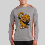 Long Sleeve Heather Colorblock Contender ™ Tee Thumbnail