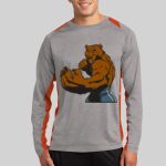 Long Sleeve Heather Colorblock Contender ™ Tee Thumbnail