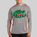 Long Sleeve Heather Colorblock Contender ™ Tee Thumbnail