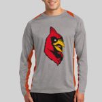 Long Sleeve Heather Colorblock Contender ™ Tee Thumbnail